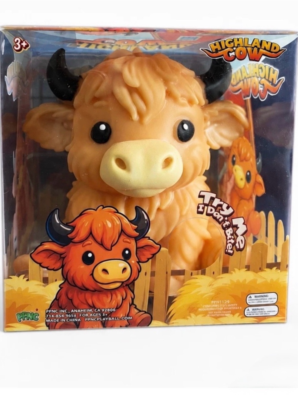 Highland Cow Jumbo Squishy!